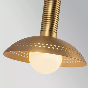 LED-vägglampa Arden - 2 ljuskällor - borstat guld Elstead small 2