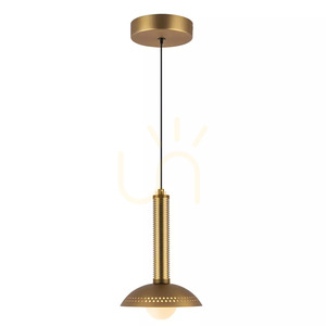 Arden liten LED-pendellampa - Borstat guld Elstead small 1
