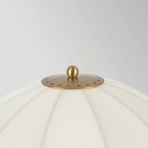 Crosby bordslampa – 1 ljuskälla – borstat guld från Elstead small 3