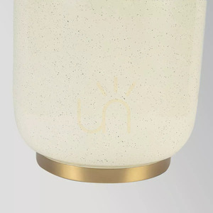 Crosby bordslampa – 1 ljuskälla – borstat guld från Elstead small 4