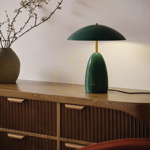 Poppy Medium LED-bordslampa – mörkgrön från Elstead small 4