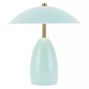 Poppy liten sladdlös LED-bordslampa - Ljusblå Elstead small 1