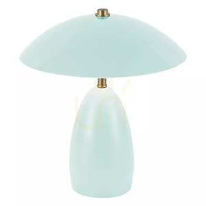 Poppy liten sladdlös LED-bordslampa - Ljusblå Elstead small 0