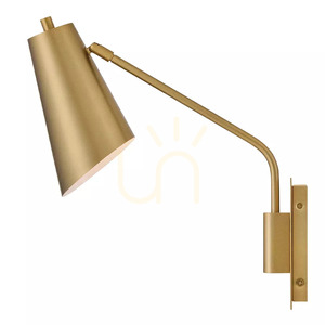 Vägglampa Bray - 1 ljuskälla - lackerad mässing Elstead small 1