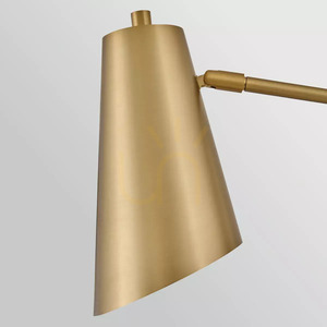 Vägglampa Bray - 1 ljuskälla - lackerad mässing Elstead small 4