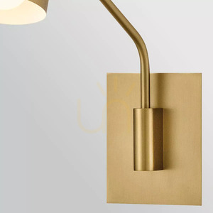 Vägglampa Bray - 1 ljuskälla - lackerad mässing Elstead small 5