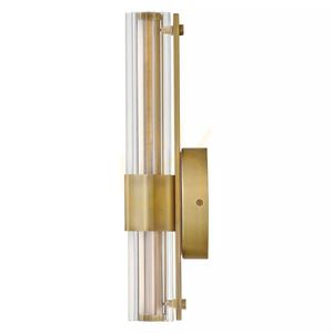 Georgette liten LED-vägglampa – lackerad mässing, Elstead small 2
