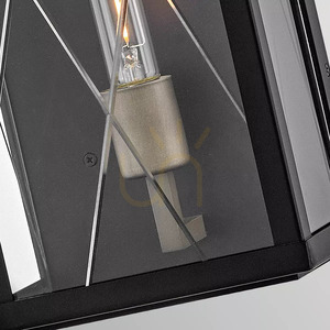 Monte Medium vägglampa – 1 lyskälla – Svart Elstead small 3