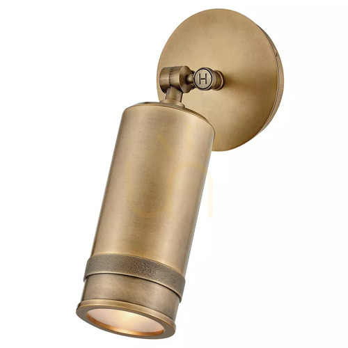 Kontrollera Pratt väggspot – 1 ljuskälla – Heritage Brass Elstead
