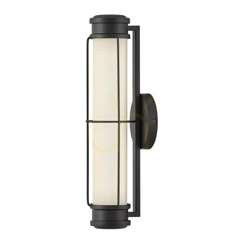 Kontrollera Saylor Small LED-vägglampa – Elstead matt svart