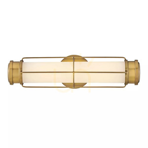Saylor liten LED-vägglampa - Mässing Heritage Brass Elstead small 2