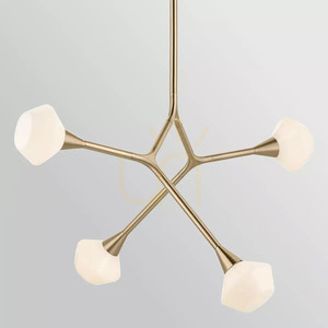 Cassius köksöpendel – 4 ljuskällor – Champagne Bronze, Elstead small 4