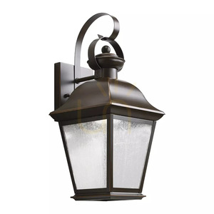 Mount Vernon vägglampa, medelstor – 1 ljuskälla – Olde Bronze Elstead small 1