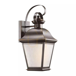 Mount Vernon vägglampa, medelstor – 1 ljuskälla – Olde Bronze Elstead small 2