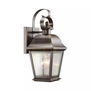 Mount Vernon liten vägglampa – 1 ljuskälla – Olde Bronze Elstead small 0