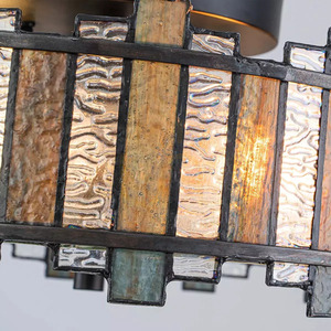 Sentry taklampa – 2 ljuskällor – svart Elstead small 5