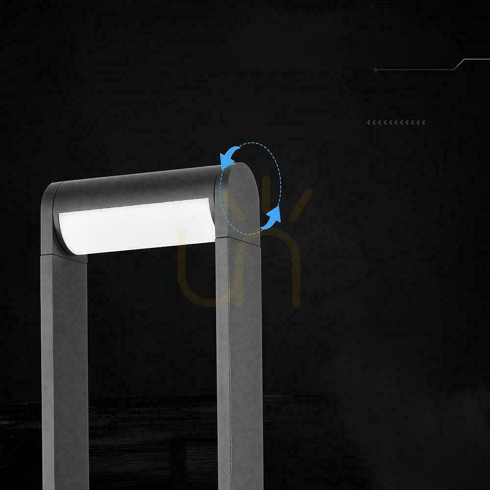 Utsikt 60 cm V-TAC trädgårdsstolpe, 10 W LED med CREE-chip, justerbar, IP65, svart, VT-120011, 3000 K, 1550 lm, 6 års garanti 60 cm V-TAC trädgårdsstolpe, 10 W LED med CREE-chip, justerbar, IP65, svart, VT-120011, 3000 K, 1550 lm, 6 års garanti