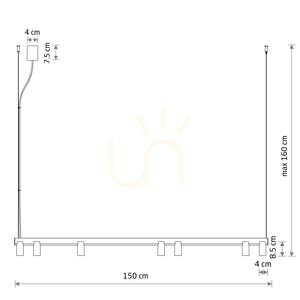FOURTY LINE LED-pendellampa 12293 från Nowodvorski small 12