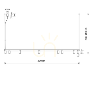 FOURTY LINE LED 12290 taklampa från Nowodvorski small 10