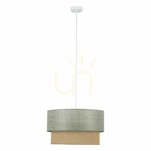 Duo Green Jute taklampa 1 Xe27 450 small 9