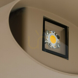 Verto Beige LED-vägglampa IP54 small 2