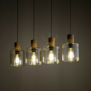 Sierra Wood taklampa 4 Xe27 small 2