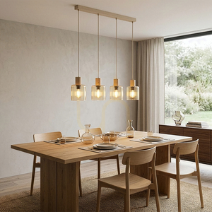 Sierra Wood taklampa 4 Xe27 small 3