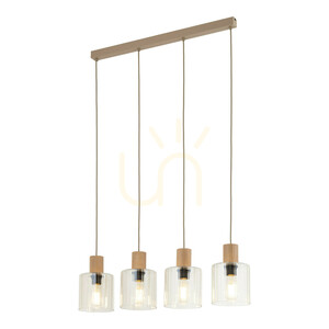Sierra Wood taklampa 4 Xe27 small 7