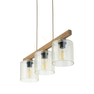 Viga glaspendellampa 3 Xe27 small 4