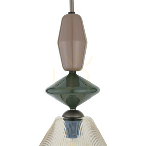 ZEN New Brown Fuso Cognac pendellampa 1xE14 small 2