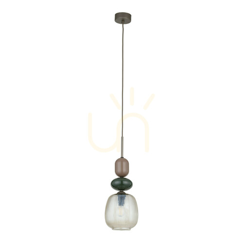 Kontrollera Zen New Brown Botti Cognac taklampa 1 Xe14