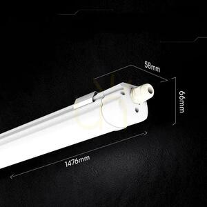 V-TAC G-serien 150 cm 48 W 120 lm/W CCT VT-1574CCT 5 760 lm Tätt LED-armatur small 12