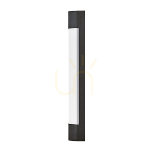 Stor LED-vägglampa Facet 61 cm - Matt svart Quintiesse small 1