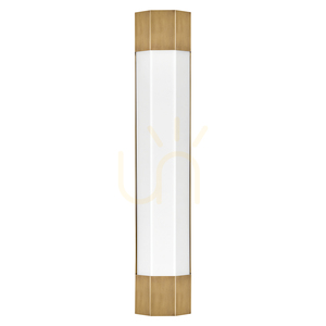 Stor LED-vägglampa Facet 61 cm - Klassisk mässing Quintiesse small 2