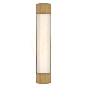 Stor LED-vägglampa Facet 61 cm - Klassisk mässing Quintiesse small 6