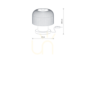 BLOMMA 12377 bordslampa av Nowodvorski small 7
