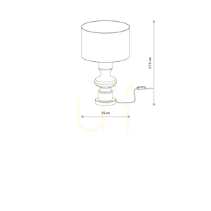 MATI 12380 Bordslampa av Nowodvorski small 6