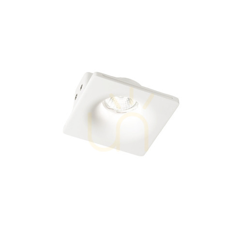 Kontrollera Infälld takarmatur Ideallux ZEPHYR 150284 vit gips GU10 Ø12 cm