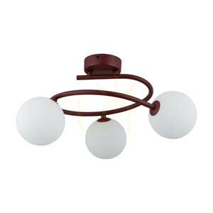 Ilsa Burgund taklampa 3 x G9 small 4