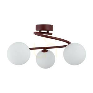 Ilsa Burgund taklampa 3 x G9 small 8