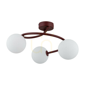 Ilsa Burgund taklampa 3 x G9 small 0