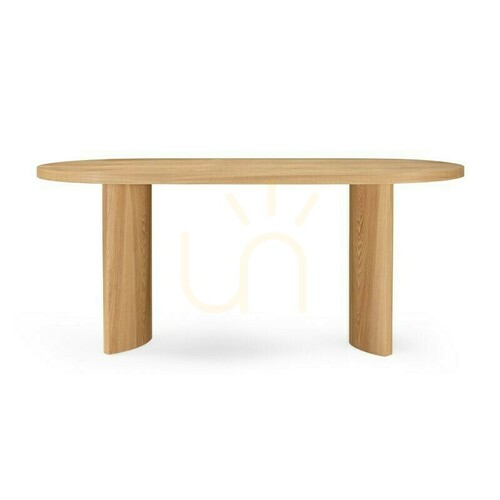 Kontrollera LILLAM 180 cm ovalt matbord, tillverkat av ask, från Nova Nook