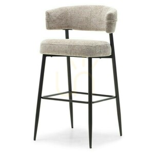 Set med 2 OSARIO-barstolar i beige med svarta ben; minsta beställningsantal: 2 stycken – Nova Nook 0 Set med 2 OSARIO-barstolar i beige med svarta ben; minsta beställningsantal: 2 stycken – Nova Nook small 0