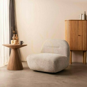 MOOM fåtölj med vridbar fot, gråbeige, Nova Nook small 1