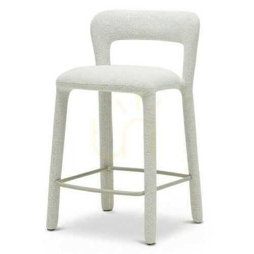 Kontrollera Set med 2 IROKIII-polstrade pallar, i beige och krämfärg; minsta beställningsantal – 2 stycken, Nova Nook