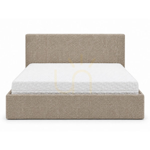 SEMPLICE klädd säng med förvaringsutrymme – 160x200 – GAVA 11 – Gråbeige Nova Nook small 4