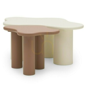 CHIC 100 cm soffbord, rundade former, mjölkvit Nova Nook 5 CHIC 100 cm soffbord, rundade former, mjölkvit Nova Nook small 5