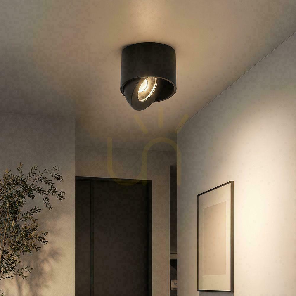 Visa V-TAC LED CREE, lutbar, ytmonterad downlight, 12 W, CRI 90+, CCT, IP44, vit, VT-110012CCT, 800 lm, 6 års garanti V-TAC LED CREE, lutbar, ytmonterad downlight, 12 W, CRI 90+, CCT, IP44, vit, VT-110012CCT, 800 lm, 6 års garanti