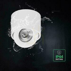 V-TAC LED CREE, vinklingsbar, ytmonterad downlight, 18 W, CRI 90+, CCT, IP44, vit, VT-110018CCT, 1 350 lm, 6 års garanti small 7