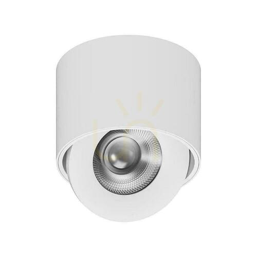 Kontrollera V-TAC LED CREE, vinklingsbar, ytmonterad downlight, 18 W, CRI 90+, CCT, IP44, vit, VT-110018CCT, 1 350 lm, 6 års garanti